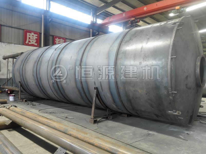 HZS120工程搅拌站水泥罐仓
