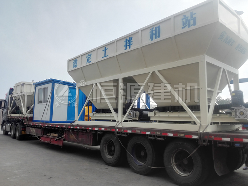 800型拌合站发货现场